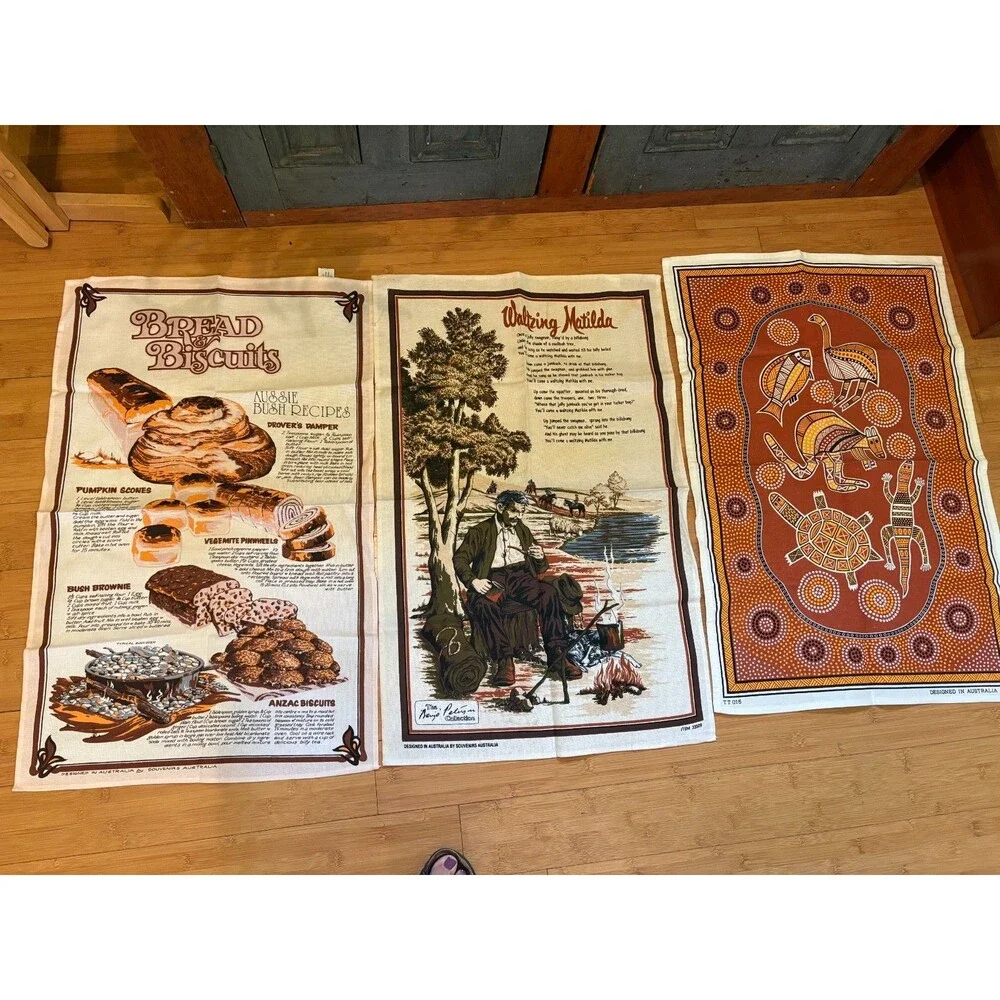 Australian Tea Towels used good